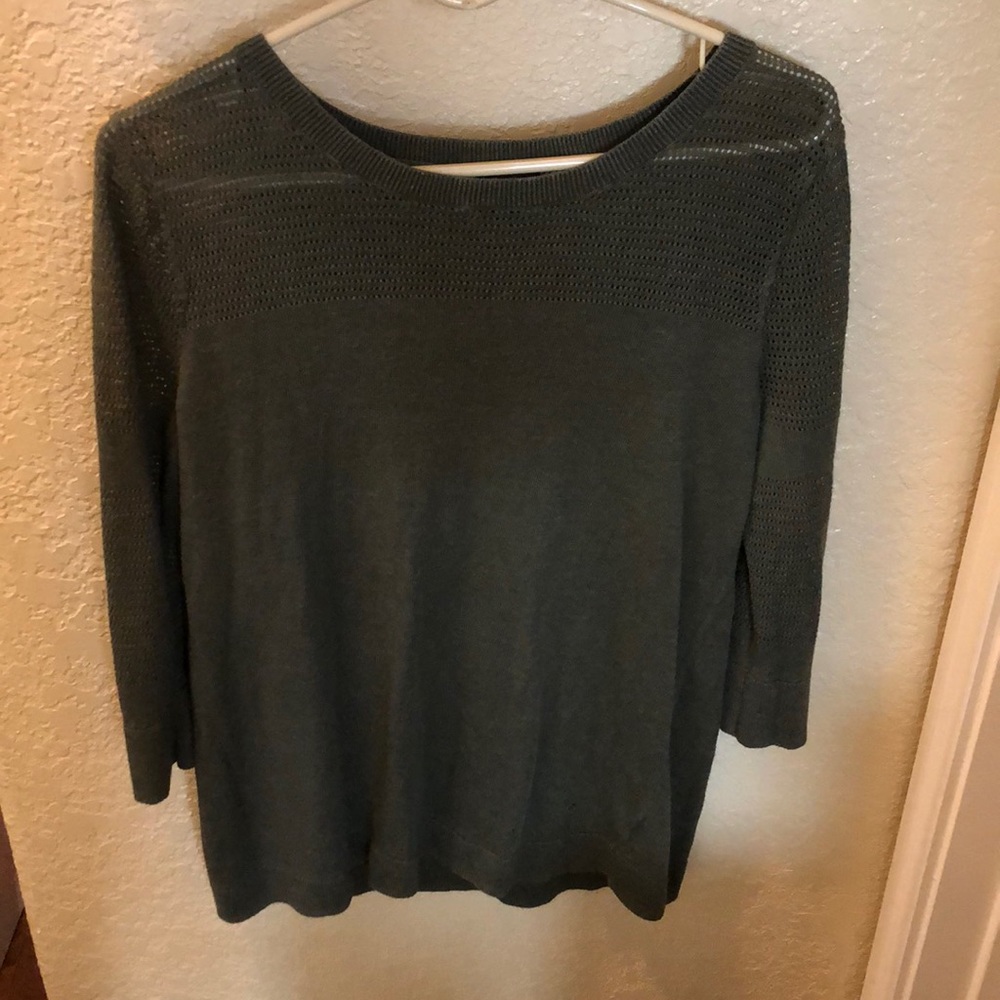 Green blouse
